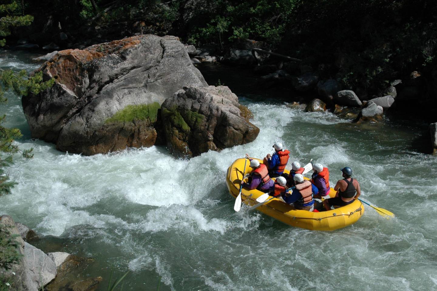 Rafting on the Gallatin River