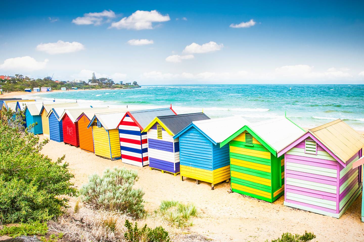 Beach huts, Melbourne, Australia